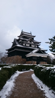 冬の松江城